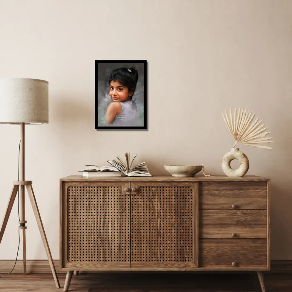 Single Face Digital Painting