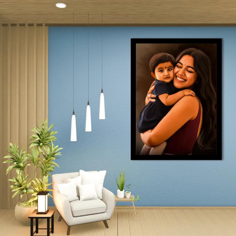 Double Face Digital Painting