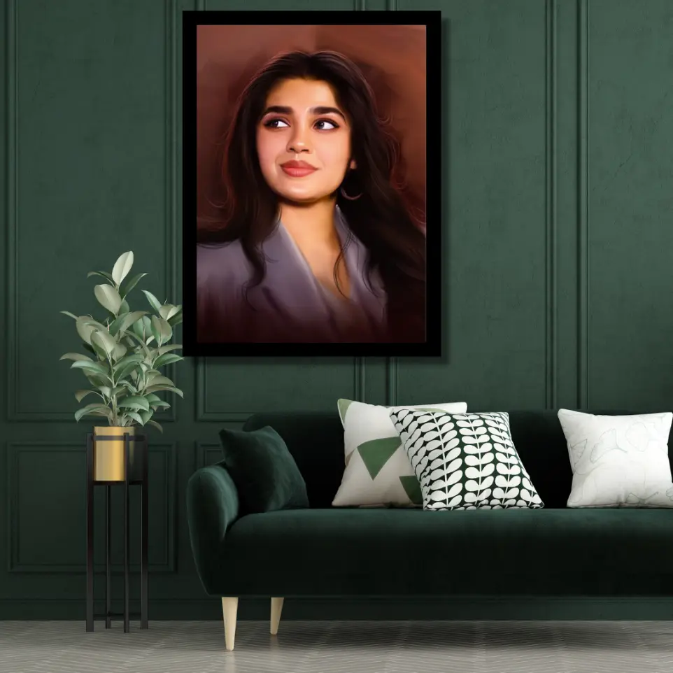 Single Face Digital Painting